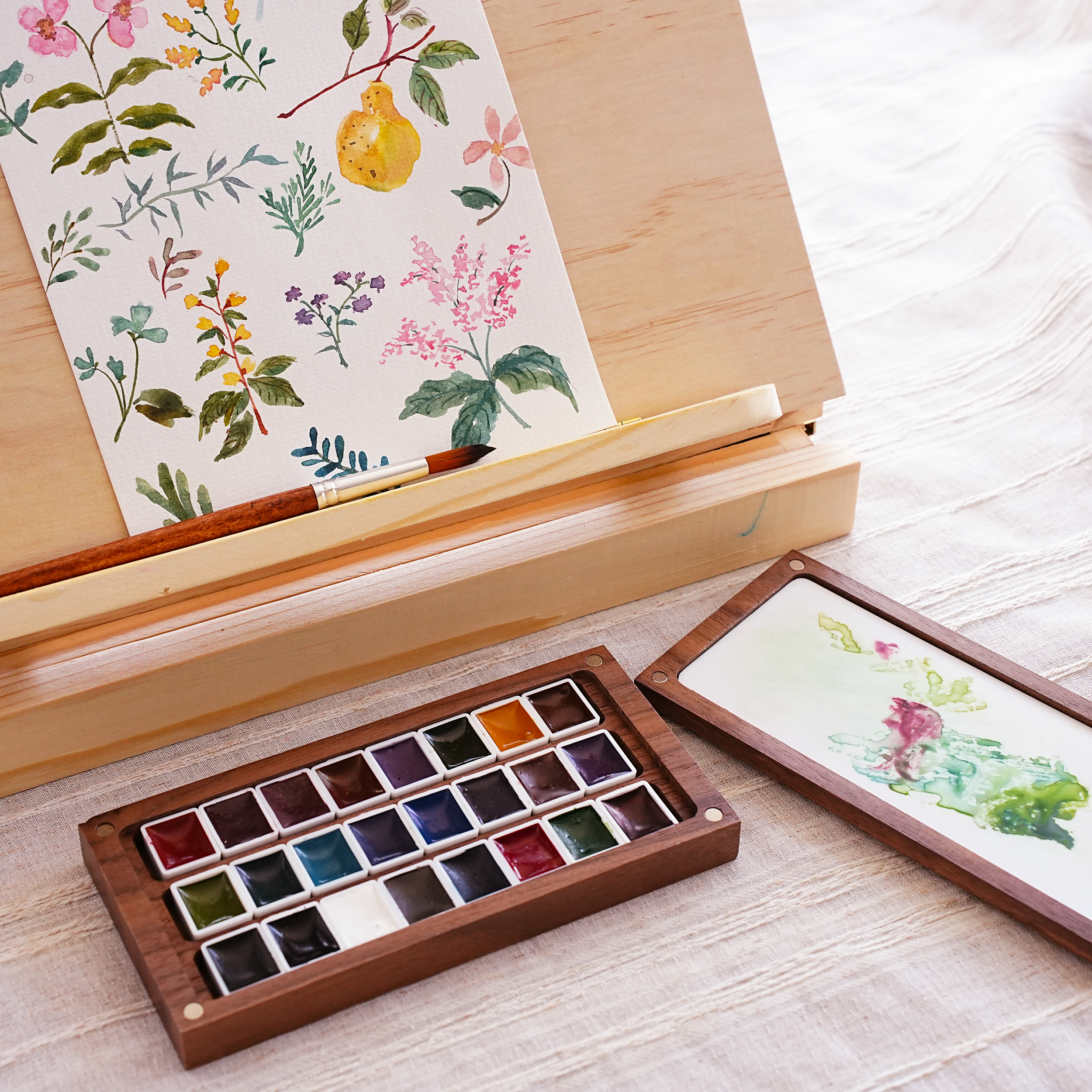 Chocolate wooden box
