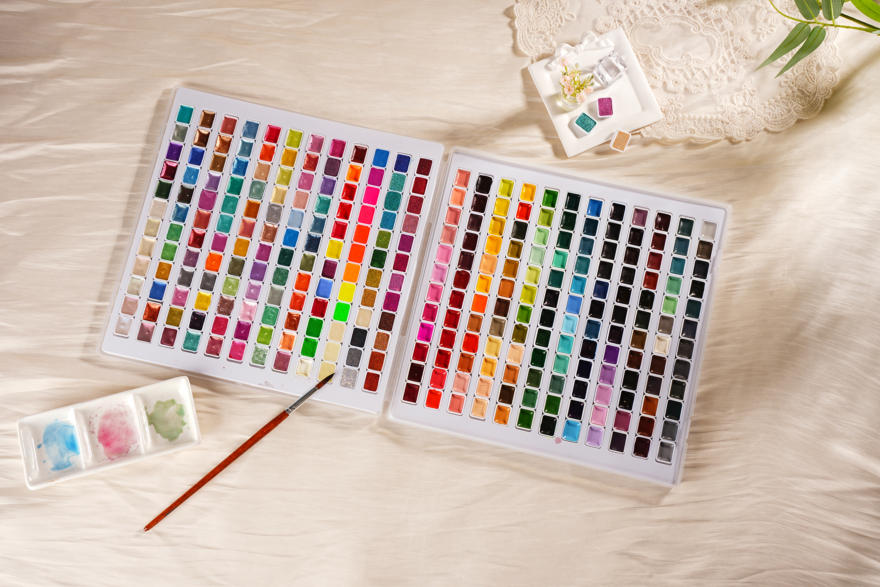 288-Color Solid Watercolor Paint Set