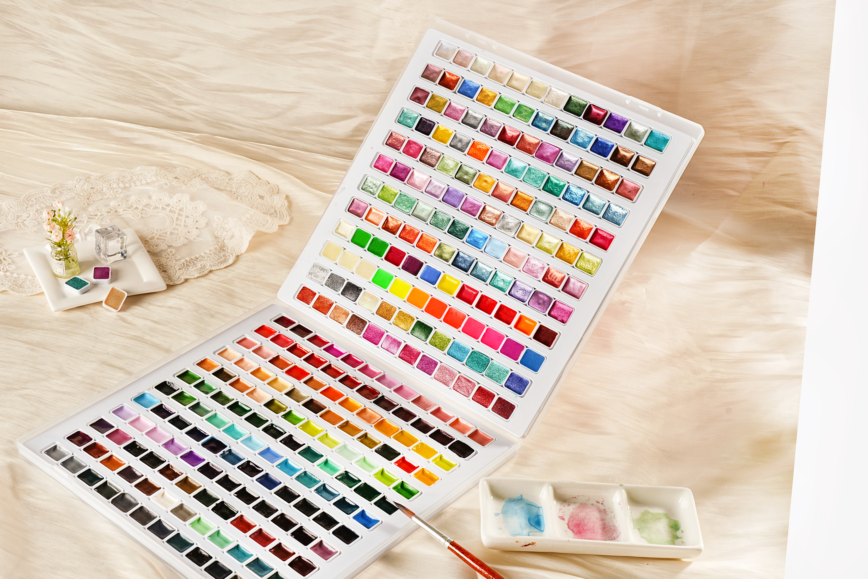 288-Color Solid Watercolor Paint Set
